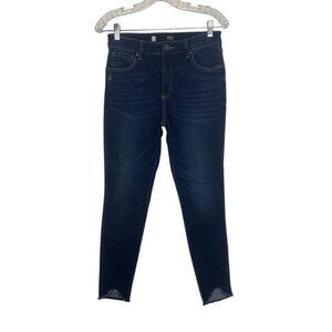 Kut From The Kloth Connie Petite High Rise Jeans Fab Ab Ankle Skinny Size 2P Dar